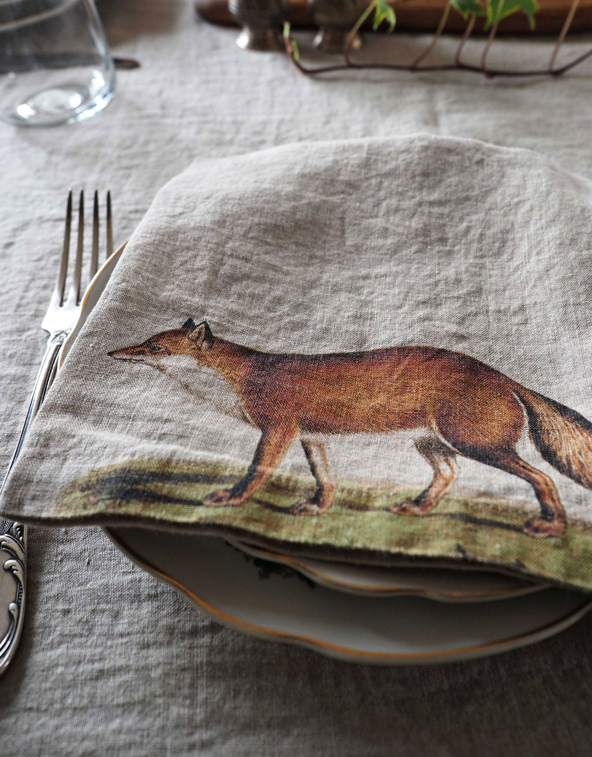 Lino Room - Wild Animal French Linen Napkin