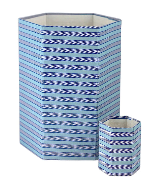 Melinda Hartwright - Bin Set, Chevron Stripe