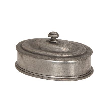 French Country Collections - Pewter Oval Box