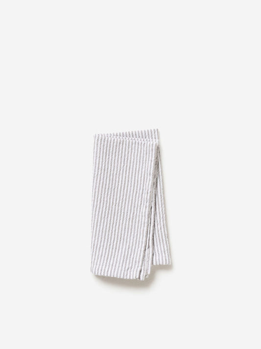 Citta - Grey Stripe Washed Cotton Napkins