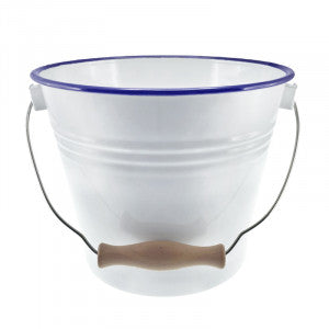 Falcon - Enamel 5L Bucket with lid