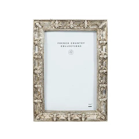 French Country Collections - Silver Bee Photo Frame 6x4”