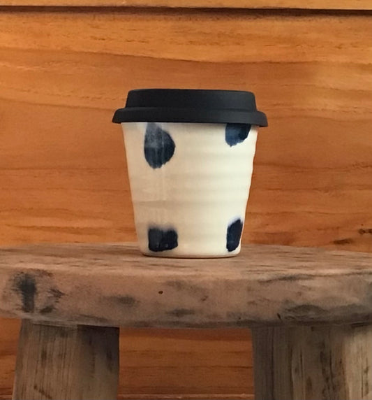 Robert Gordon - Small Keep Cup, Navy Spot