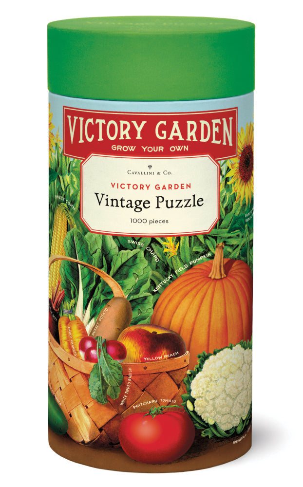 Cavallini & Co - Victory Garden 1000 Piece Vintage Puzzle