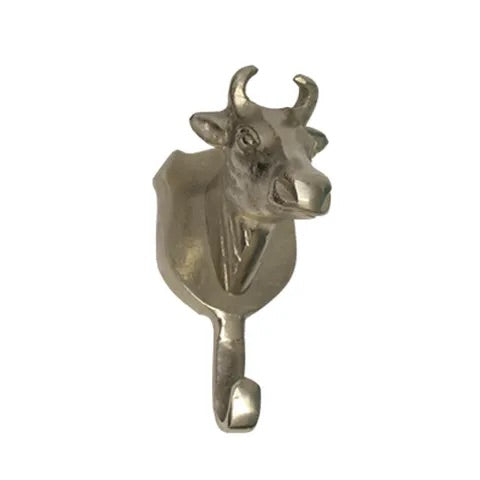 French Country Collections - Metal Cow Head Hook